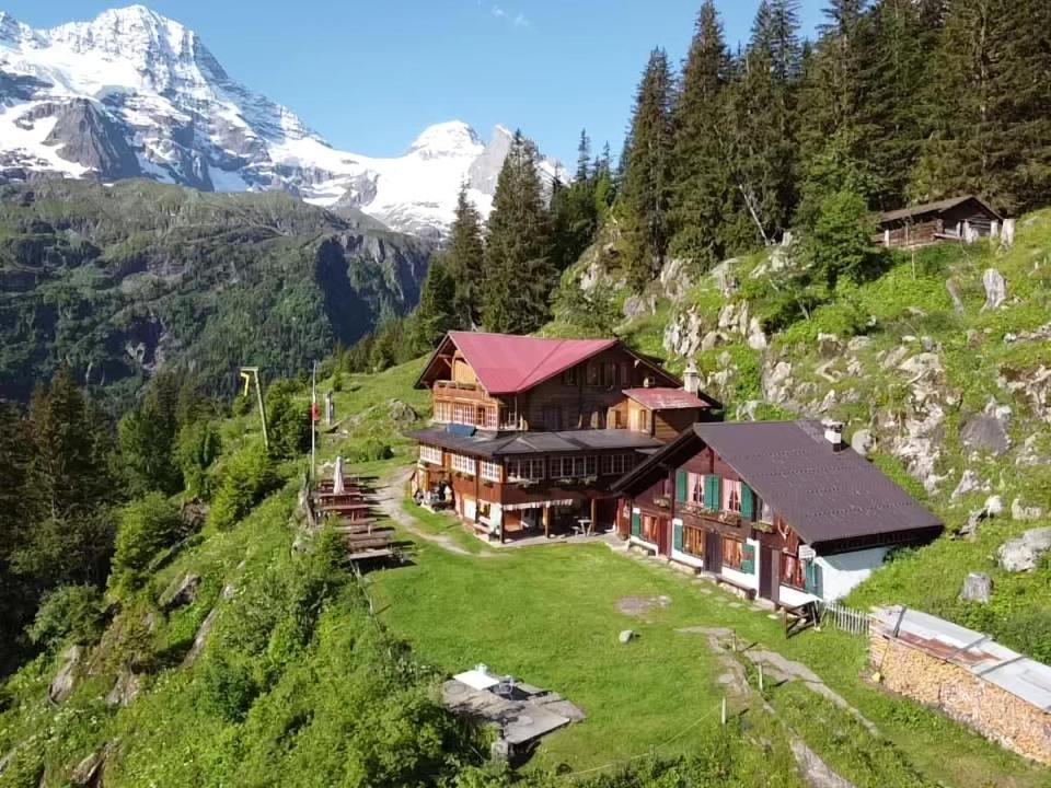 Berggasthaus Tschingelhorn Hotel Stechelberg Buitenkant foto