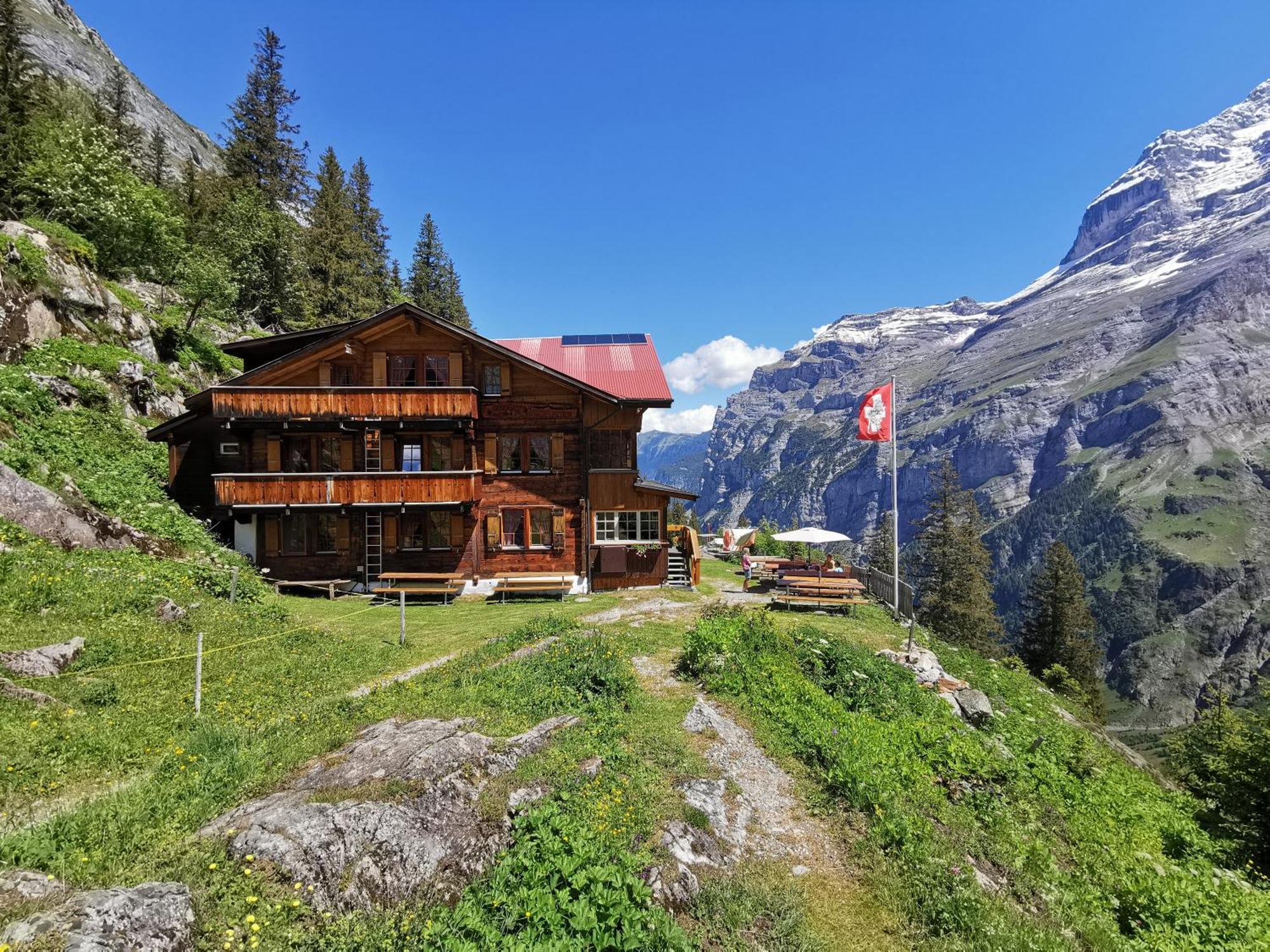 Berggasthaus Tschingelhorn Hotel Stechelberg Buitenkant foto